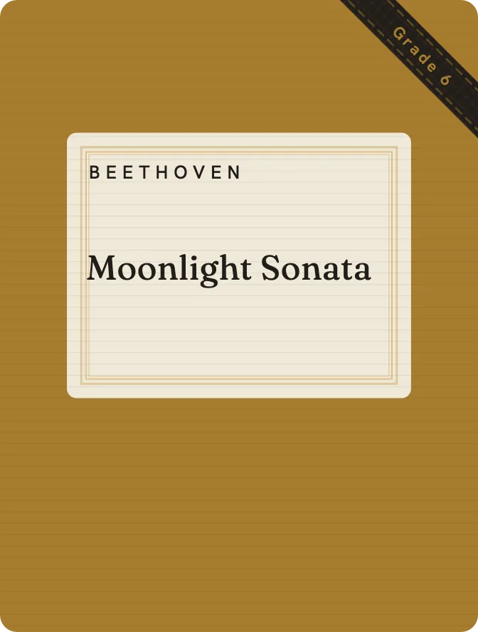 Cover of Moonlight Sonata by Beethoven