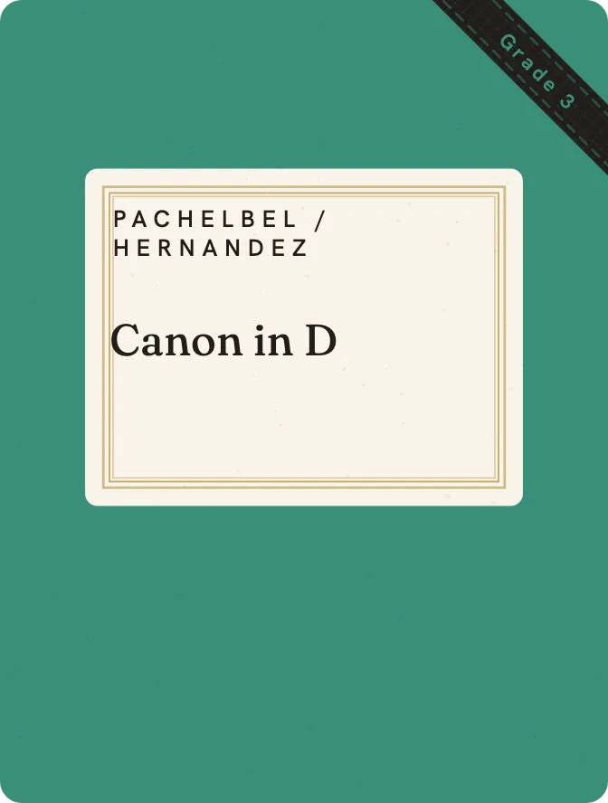 Cover of Canon in D by Pachelbel / Hernandez