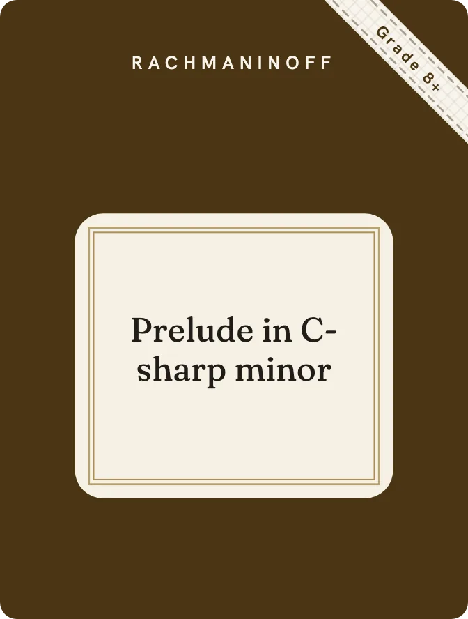 Cover of Prelude in C-sharp minor by Rachmaninoff