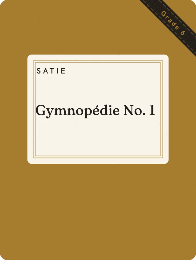 Cover of Gymnopédie No. 1 by Satie