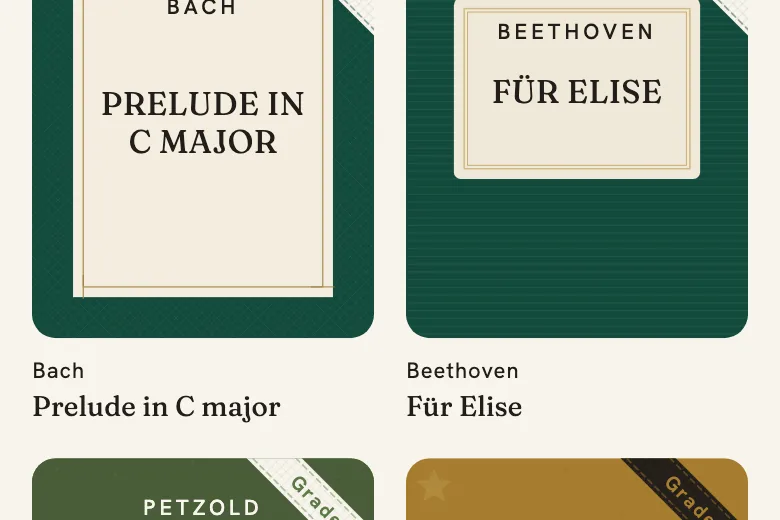 Graded repertoire in the Quaverley library